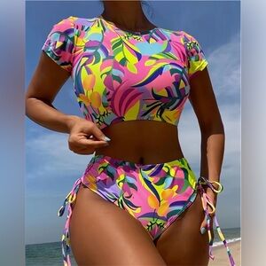 New XXL Vibrant Multicolor Swimsuit